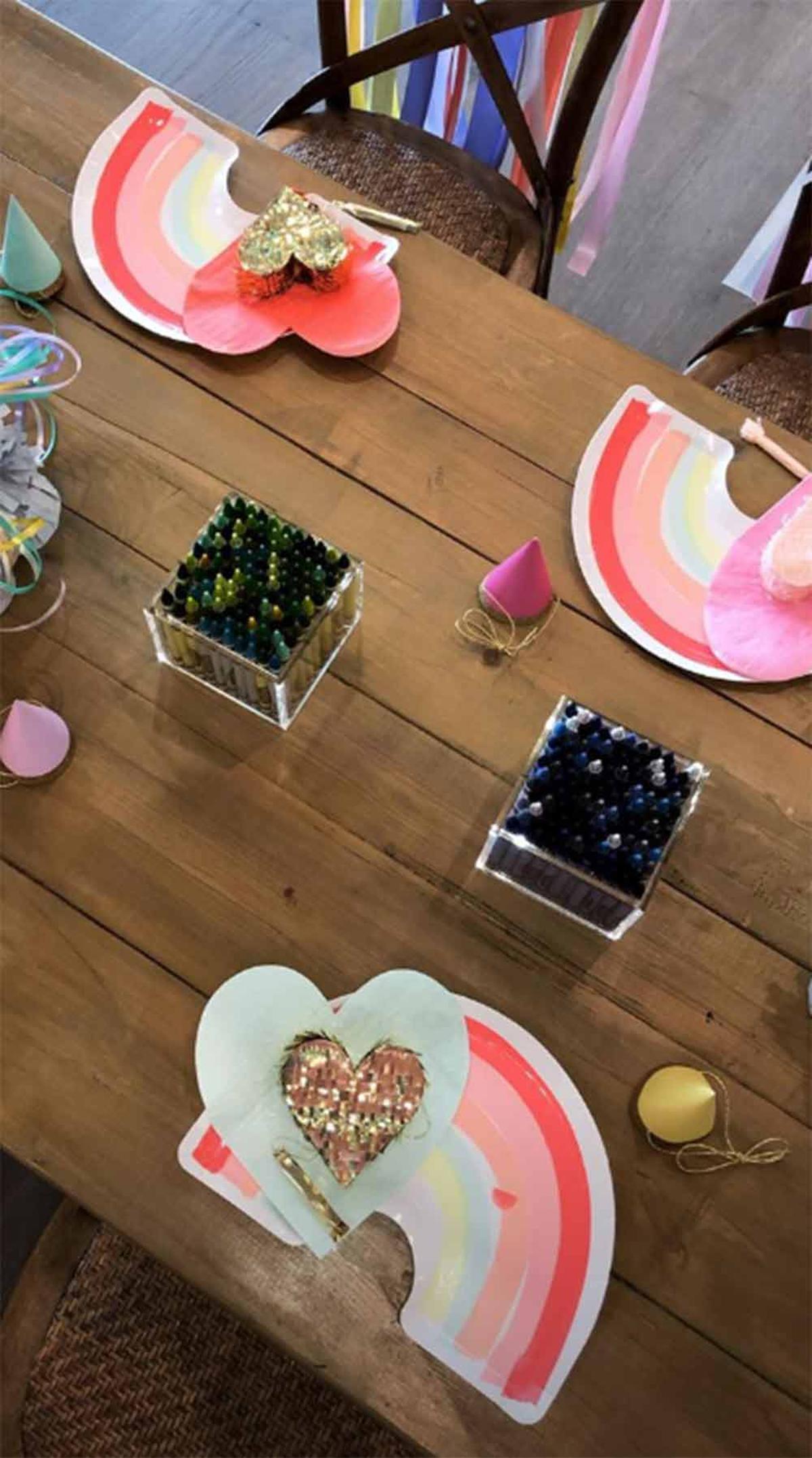 Detalle de la decoración del cumpleaños de Stormi