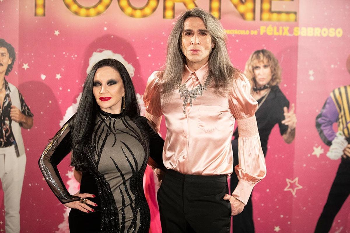 Alaska y Mario Vaquerizo en un photocall