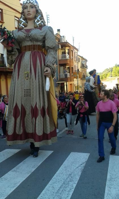 Trobada gegantera a Callús