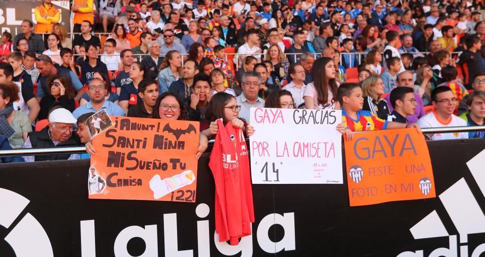 La espectacular afición del Valencia CF