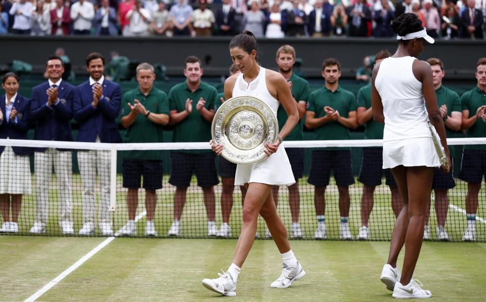 Garbiñe Muguruza se proclama campeona de Wimbledon