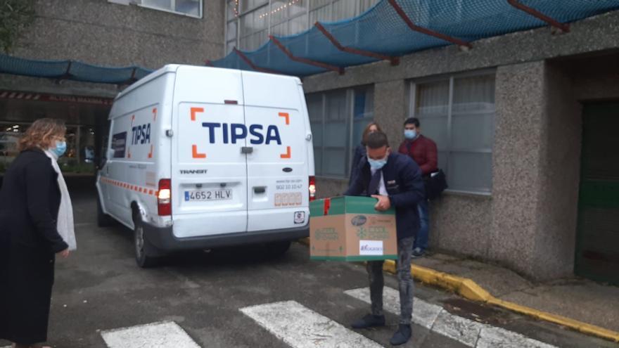 Así llegaron las primeras vacunas contra el coronavirus a la Residencia Mixta de Gijón