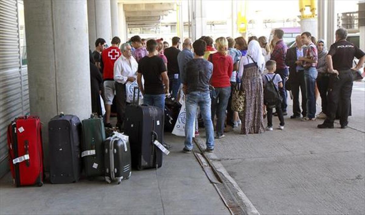 Cáceres recibe a los primeros sirios del plan de la UE para refugiados