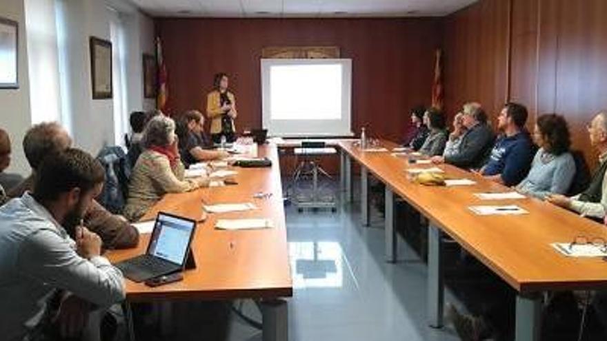 La presentació del pla de Medi Ambient feta al Consell Comarcal