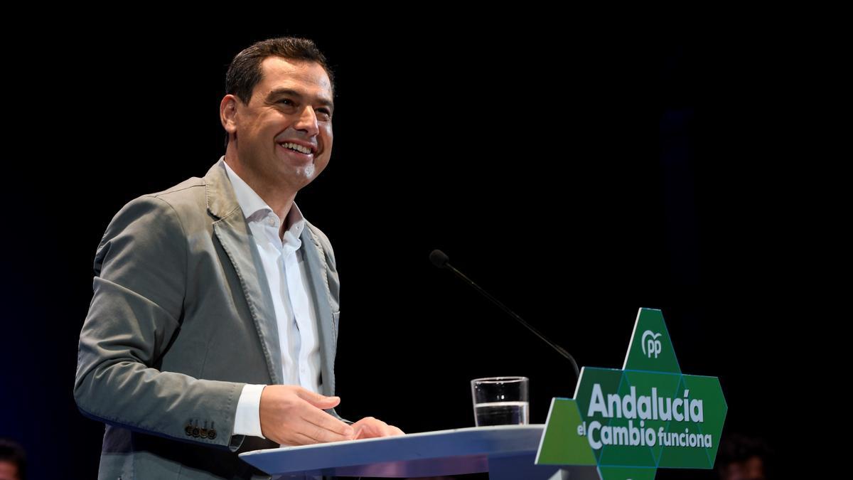 El presidente de Andalucía, Juanma Moreno.