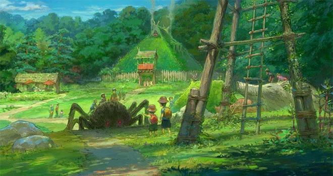 Área pueblo Mononoke en el Parque temático del Studio Ghibli