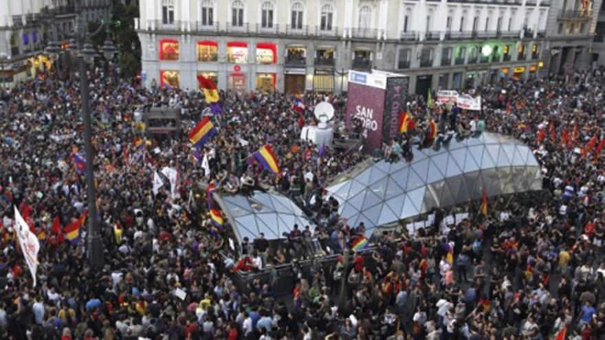 Segundo día consecutivo de concentración republicana en Sol