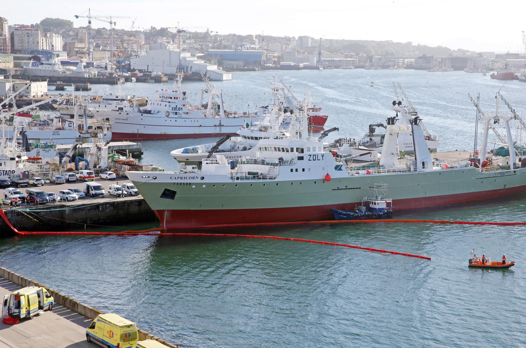 Simulacro sin precedentes en el Puerto de Vigo