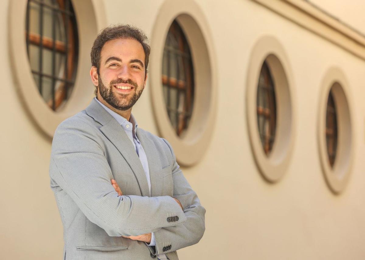 José González Villodres, presidente de AJE Málaga. | L. O: