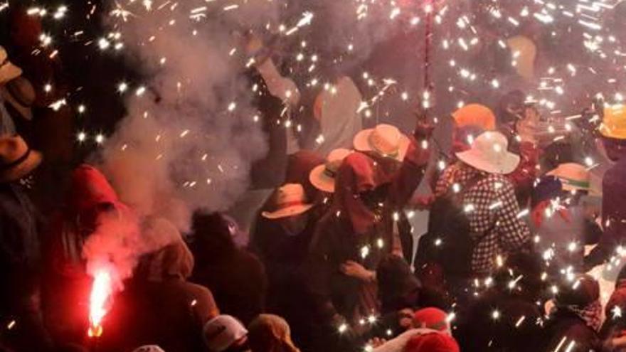 El Correfoc Espectacle a la plaça de Braus