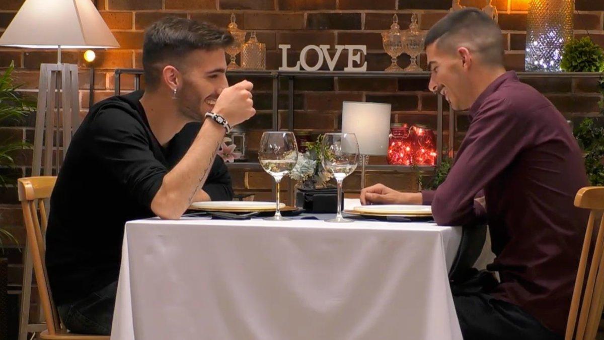 José e Iván en 'First Dates'