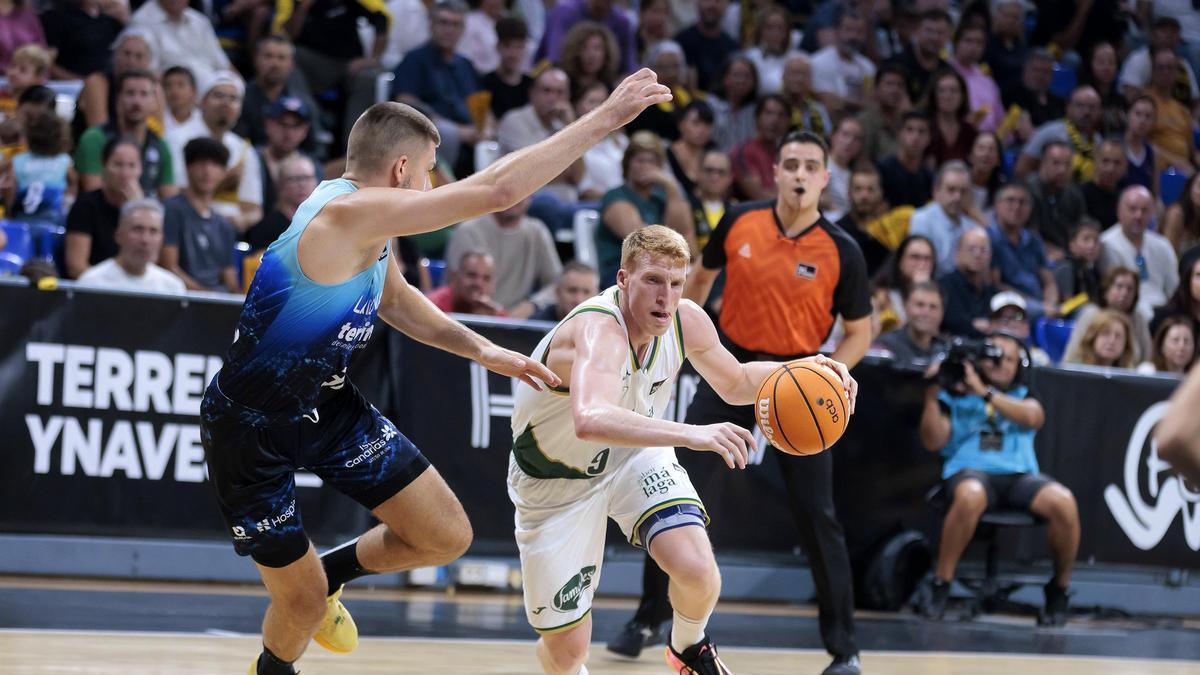 Imagen del partido de la primera vuelta jugado en Tenerife