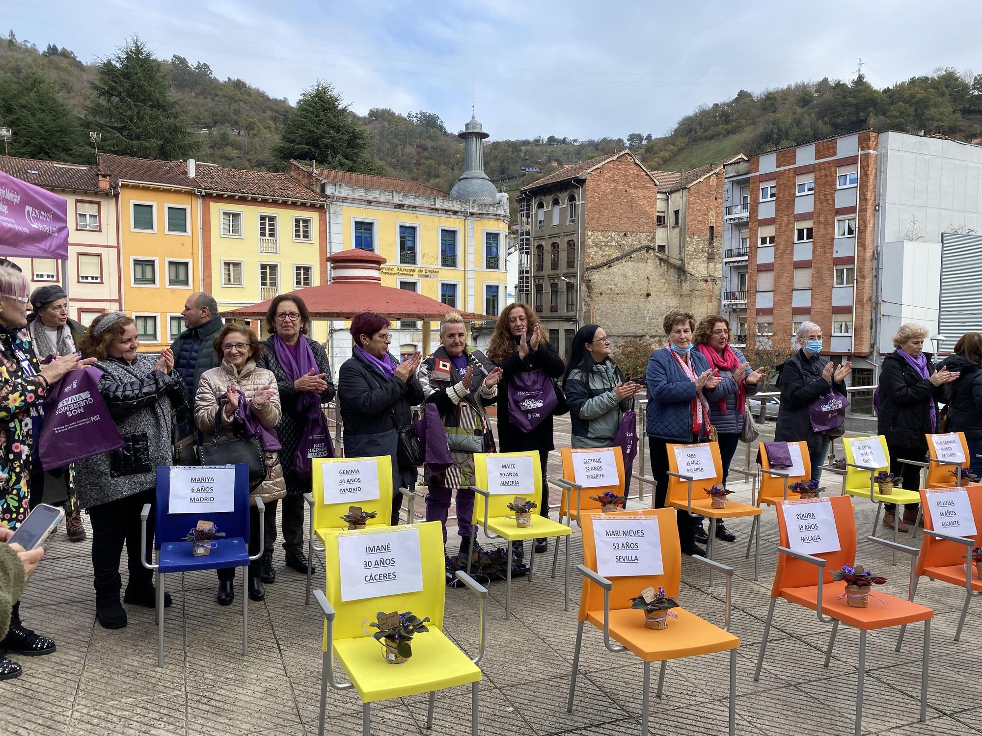 Actos del 25N en las Cuencas