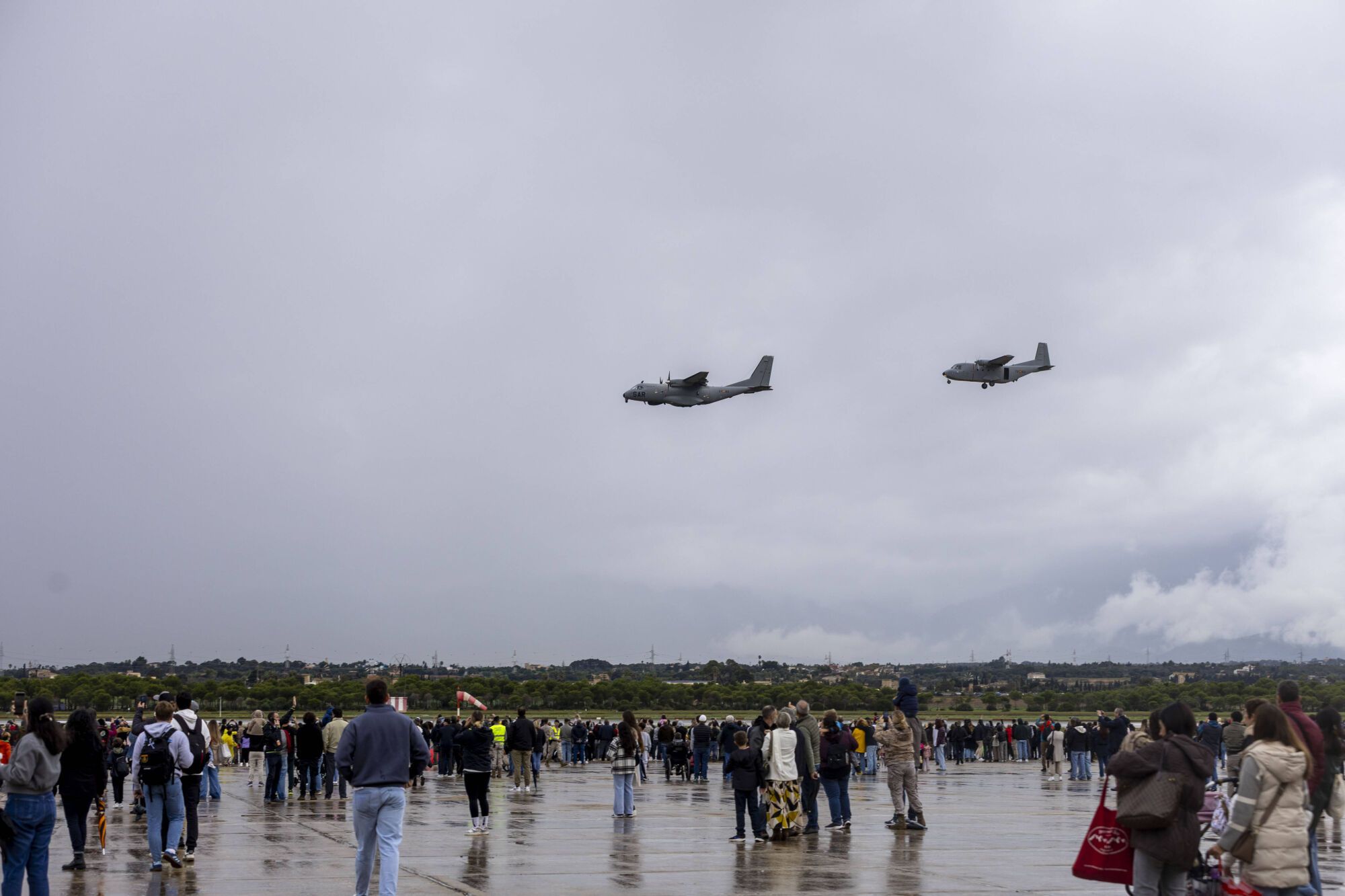 Exhibición de cazas de combate supersónicos en Mallorca