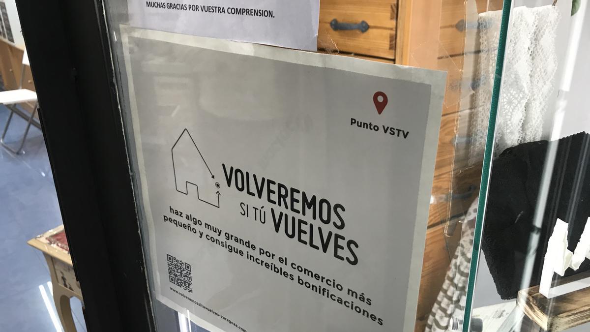 Archivo - Establecimiento adherido a la campaña &quot;Volveremos si tu vuelves&quot;