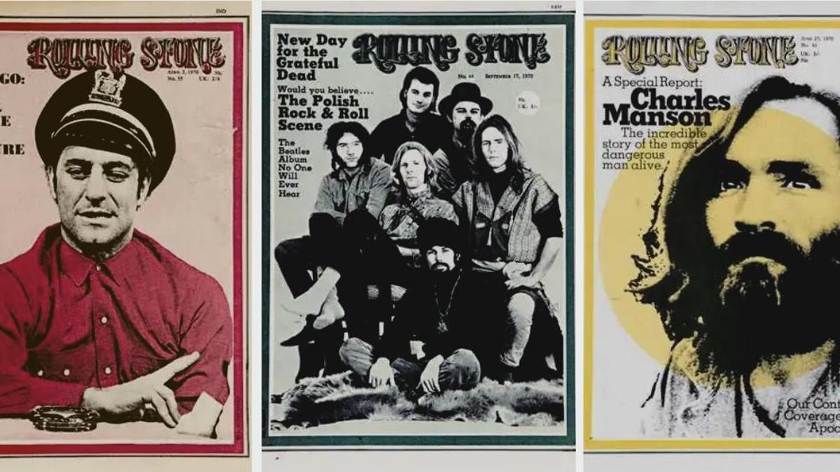 Tres portadas de 'Rolling Stone' de 1970.