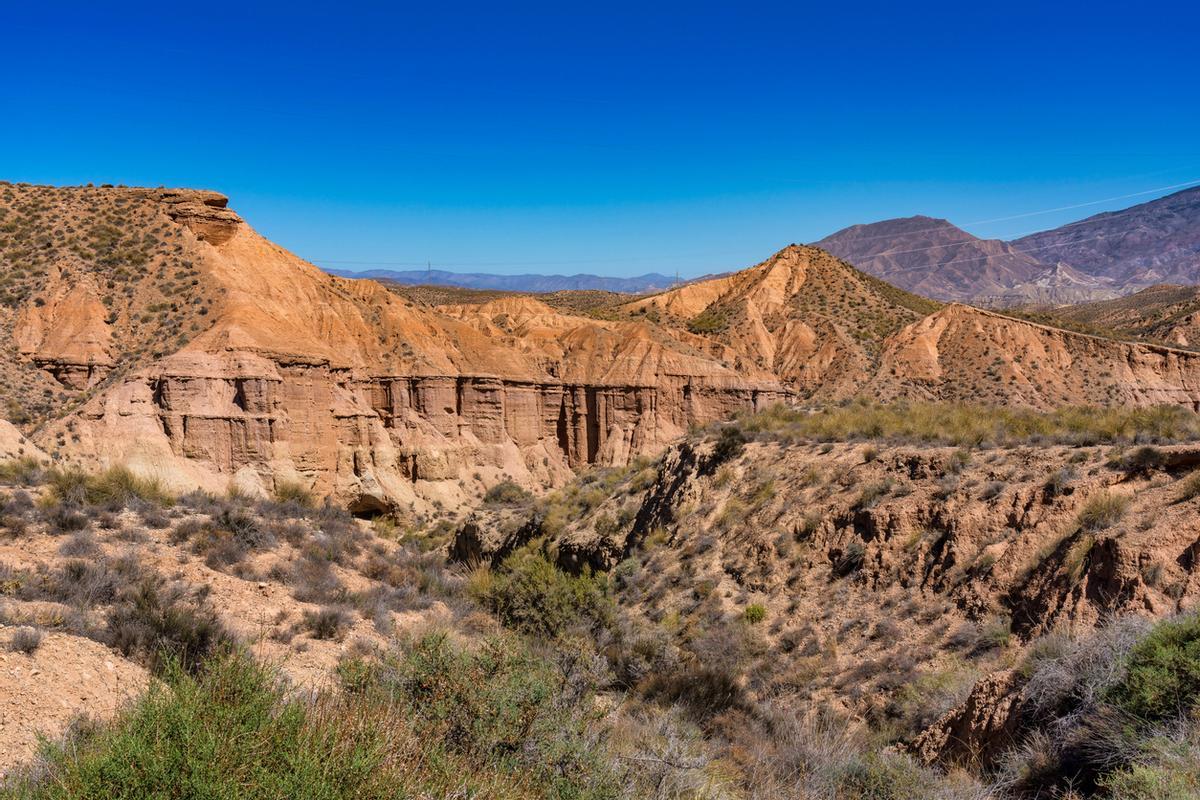 El impresionante desierto de Tabernas se extiende por la provincia de Almería