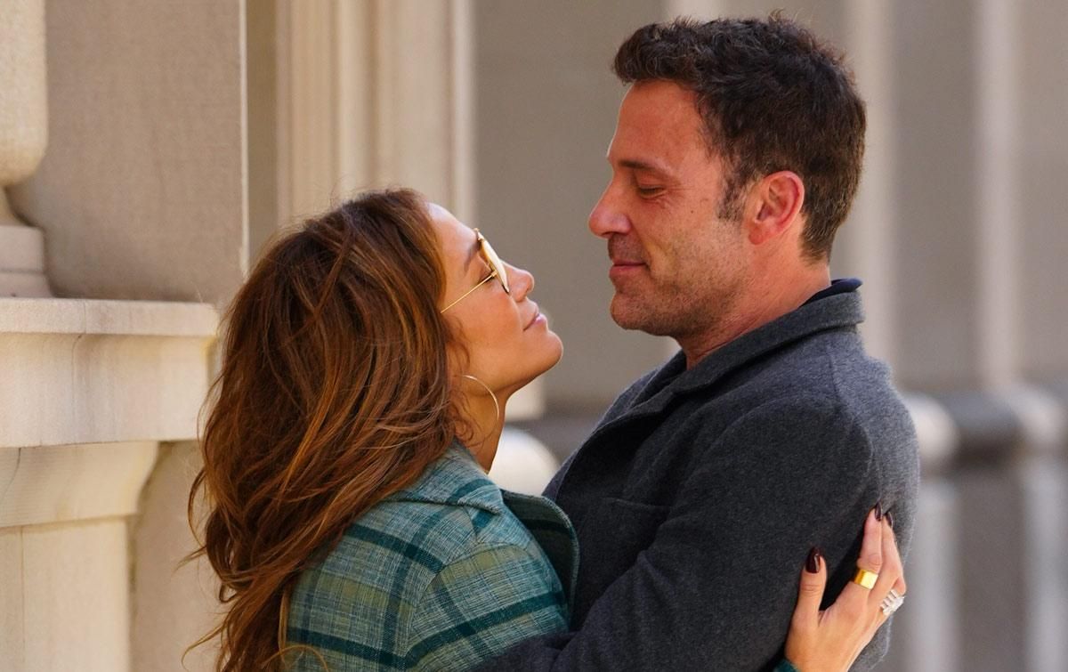 Jennifer Lopez y Ben Affleck, a punto de besarse en las calles de Nueva York