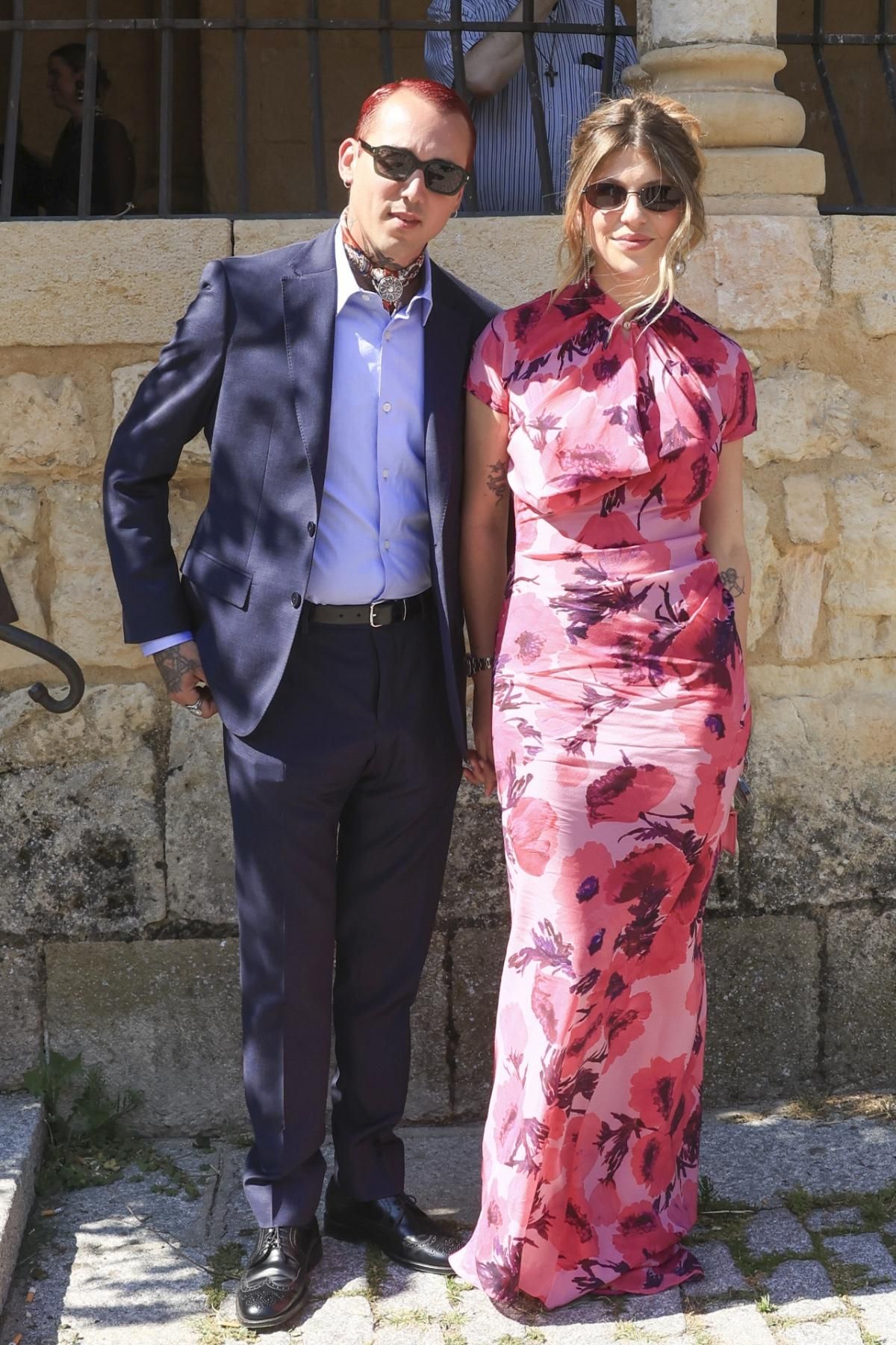 Anita Matamoros en la boda de Ana de Miguel