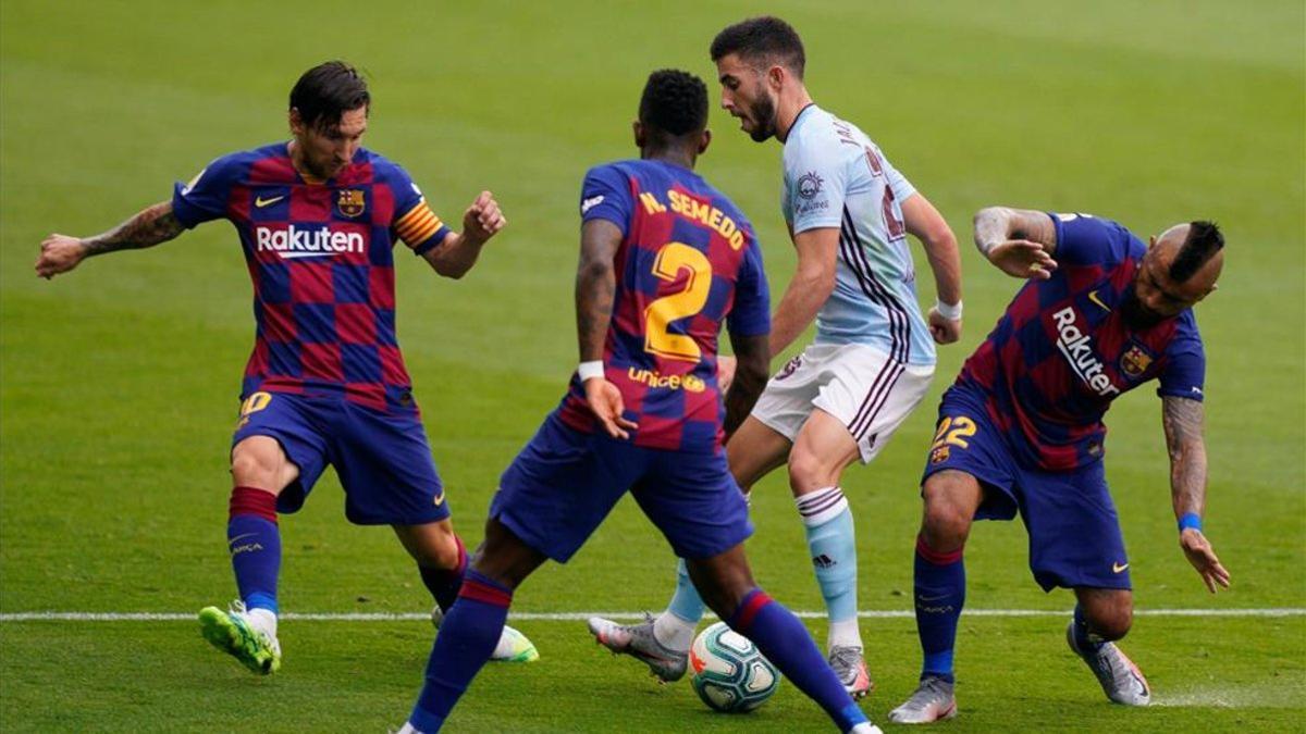 El Barcelona no pasó del empate ante el Celta