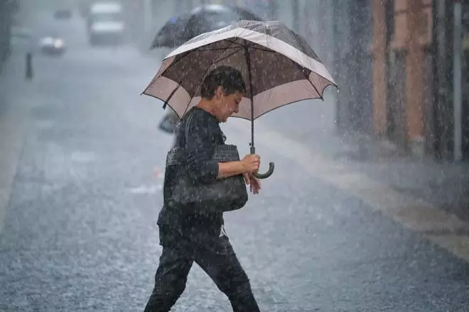 Lluvia, granizo y tormenta eléctrica en Tenerife (25/10/2018)