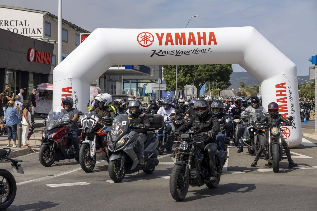 La décima edición de la Ruta Memorial Luis Salom ha congregado a algo más de 3.000 aficionados a las motos