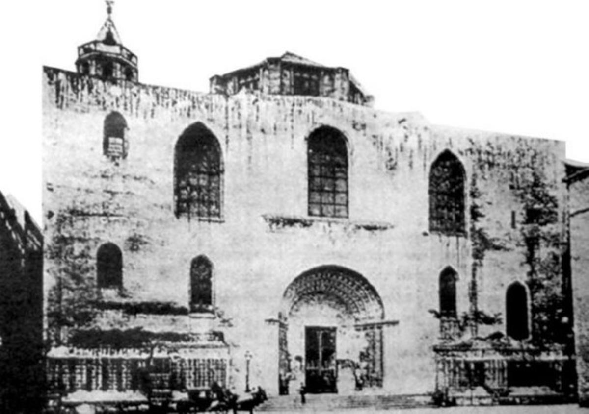 La catedral de Barcelona, el 1880.