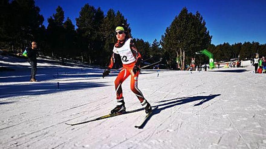 Joana Puig, participant en la marxa Andorra Fons.