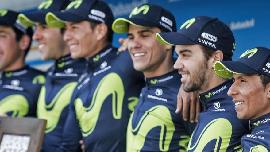 El Movistar es uno de los equipos que correrá la Vuelta.