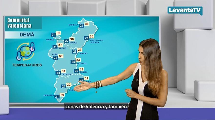 La ola de calor mantiene a València en aviso naranja con temperaturas de hasta 44 grados