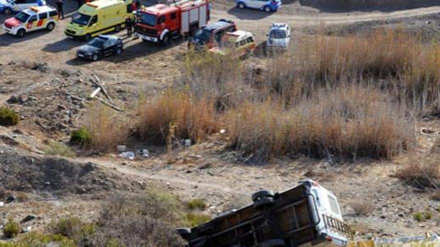 Un trabajador resulta herido grave en San Bartolomé