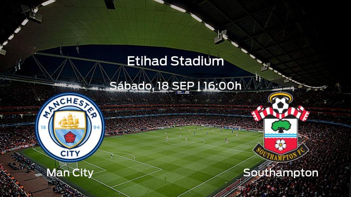 Previa del partido de la jornada 5: Manchester City contra Southampton