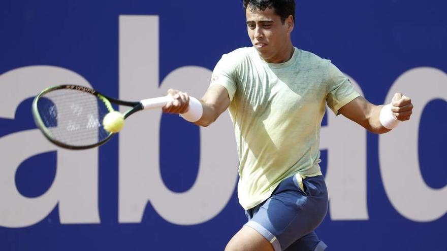 Jaume Antoni Munar en su partido de ayer en Barcelona.