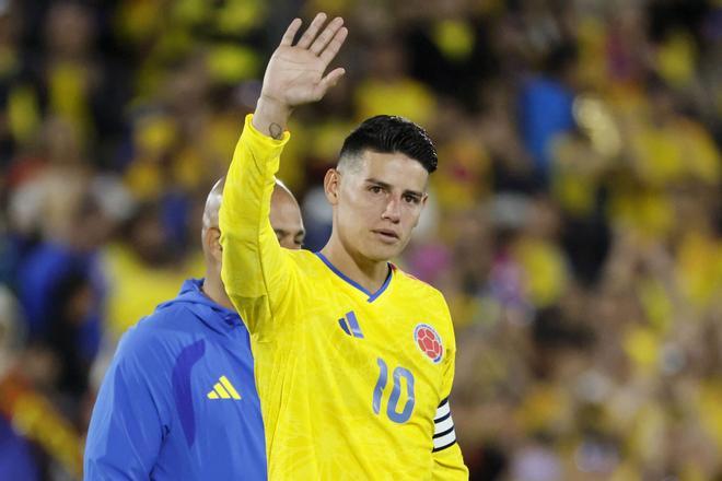 James Rodríguez (35 años) anuncia su retirada de la selección de Colombia