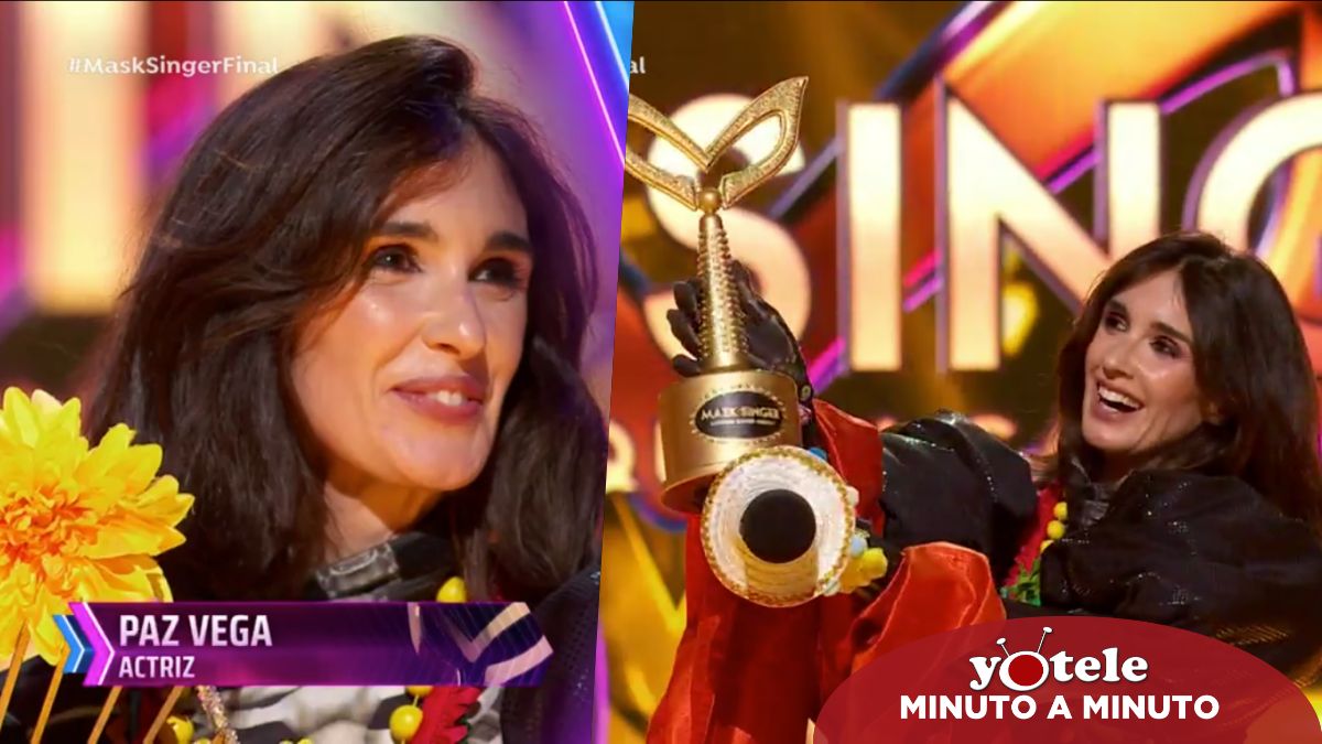 Paz Vega después de proclamarse ganadora de 'Mask Singer: Adivina quién canta' como Catrina