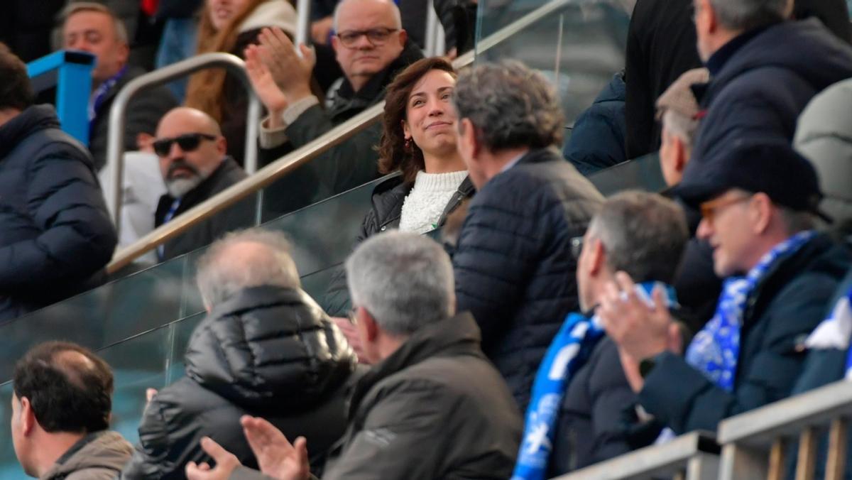 Rosa, ganadora de Pasapalabra, en Riazor