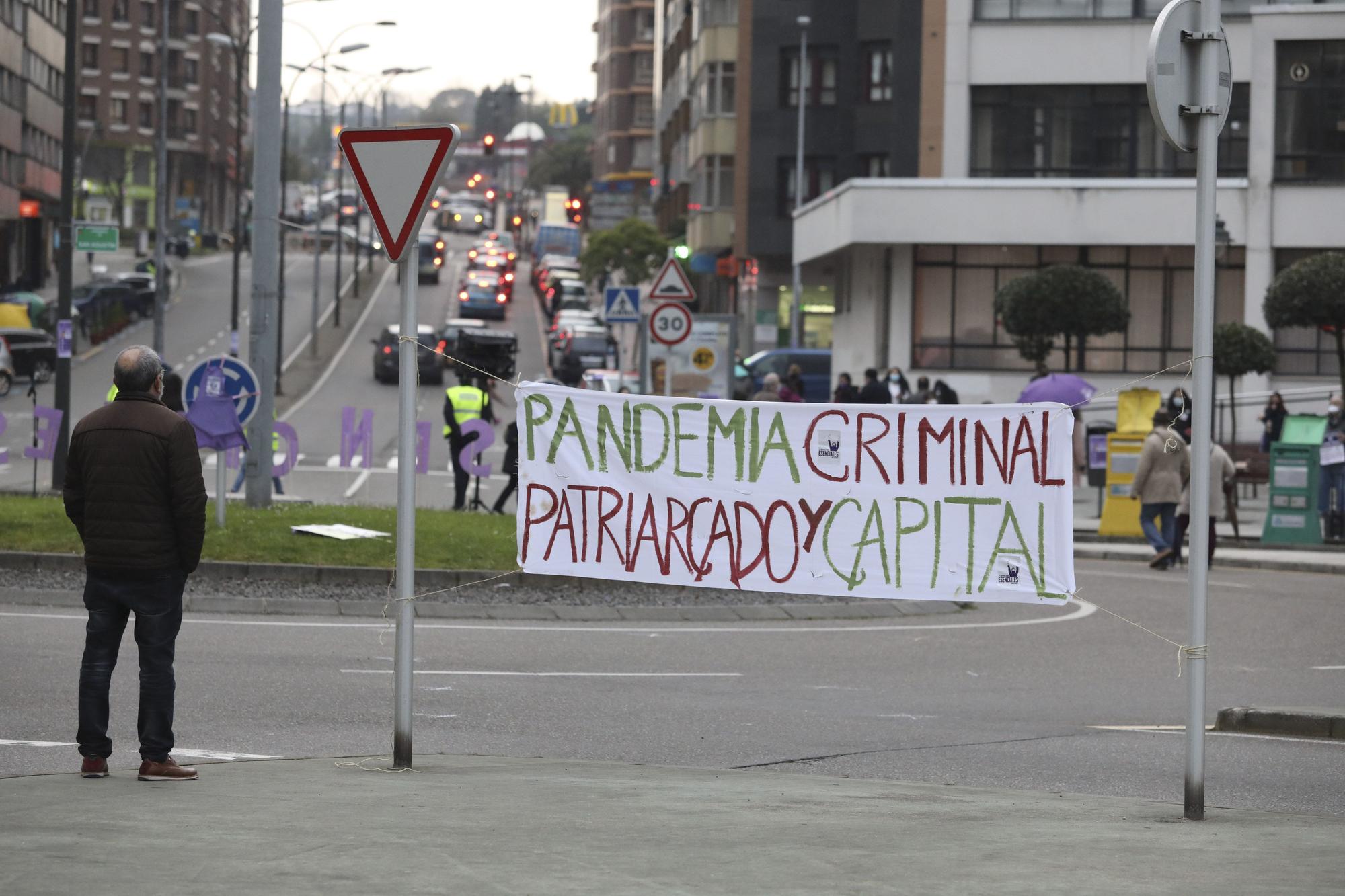 Manifestación del 8M en Avilés