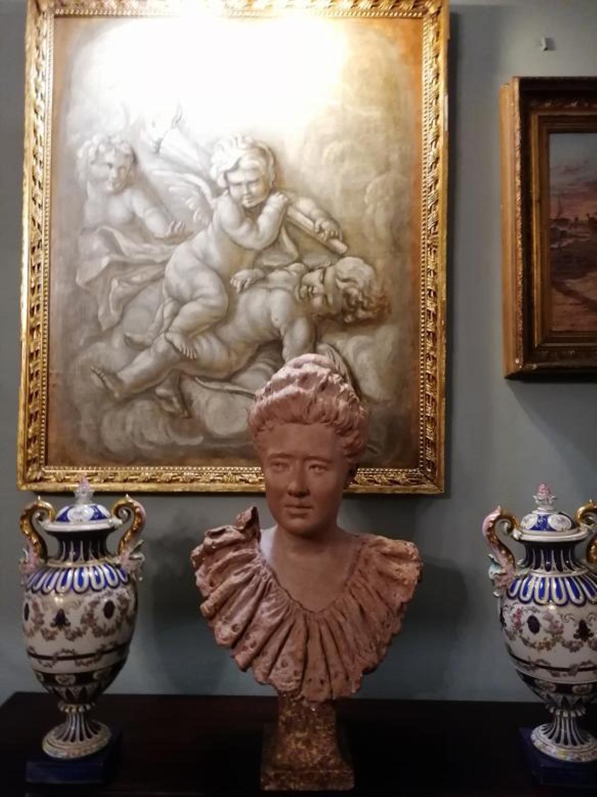 Busto de Pardo Bazán. | // L.O.