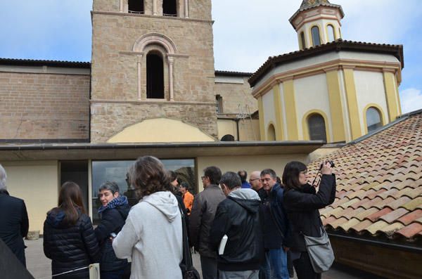 Visita a la teulada de la Catedral de Solsona