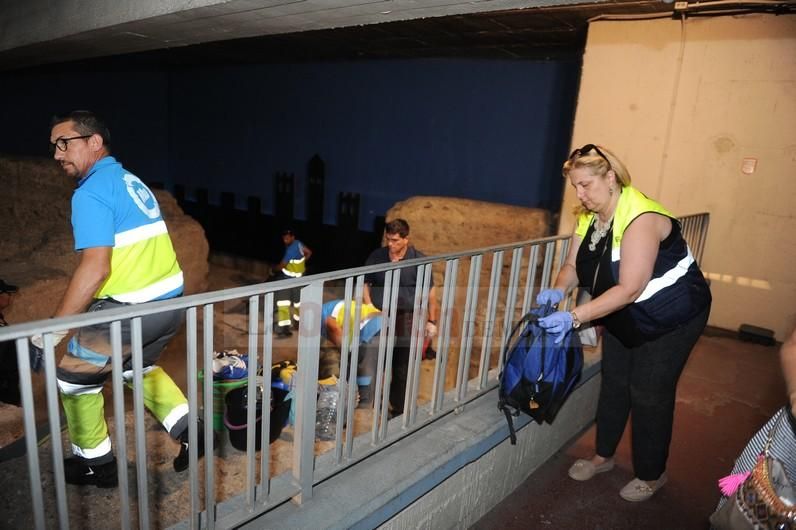 Desalojan al presunto violador del parking de la Glorieta