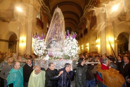 Llegada de la Fuensanta a Murcia