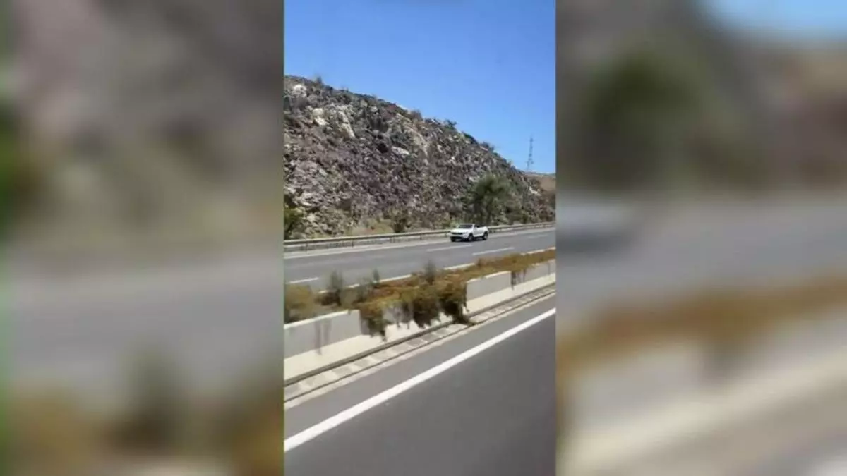Tráfico tranquilo en la GC-1 durante la mañana de este jueves por la visita del papa León XIV