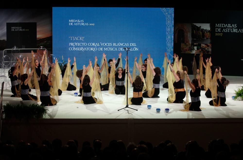 Acto de entrega de las medallas de Asturias