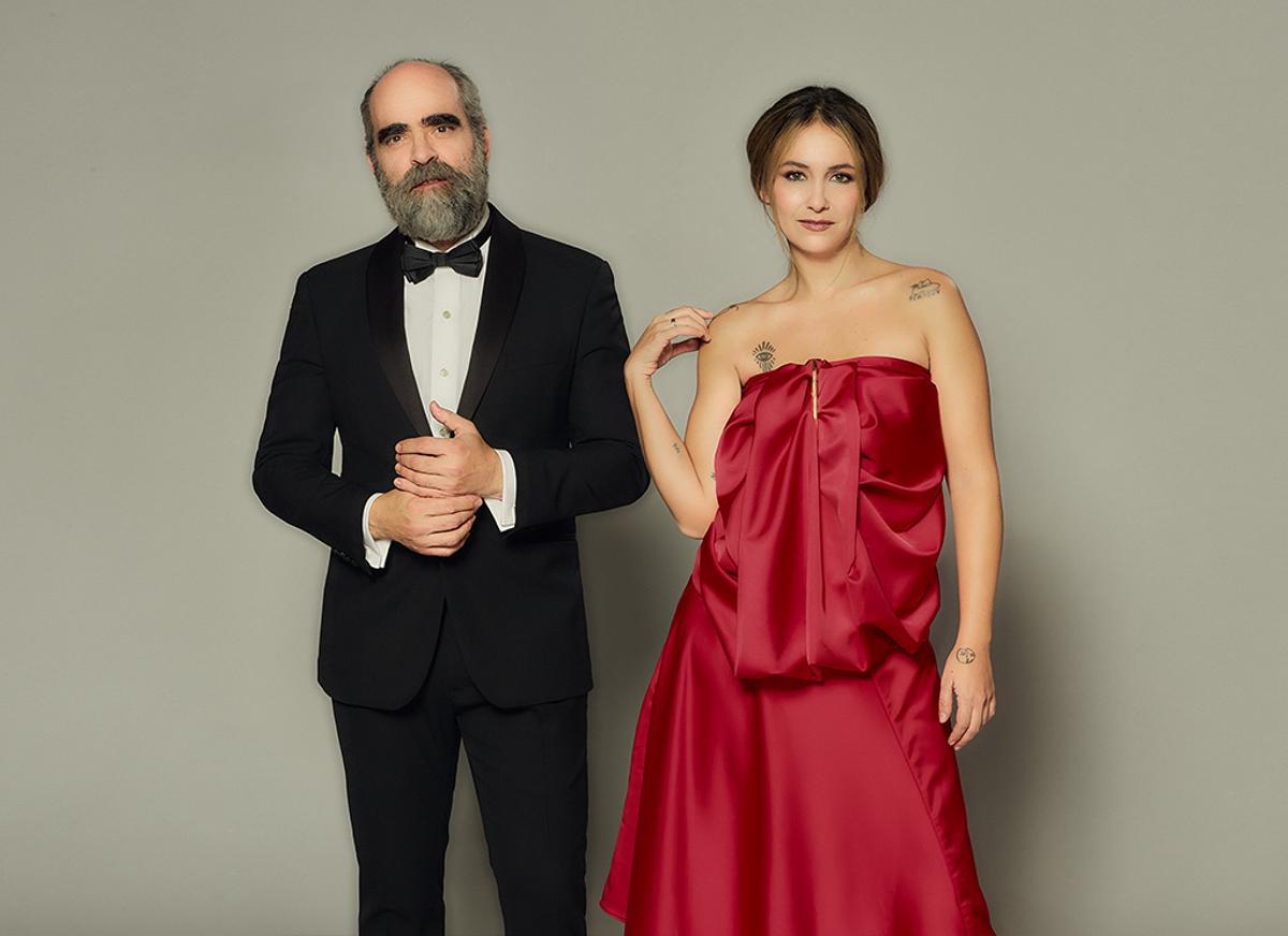 Imatge promocional dels Goya de Luis Tosar i Rigoberta Bandini