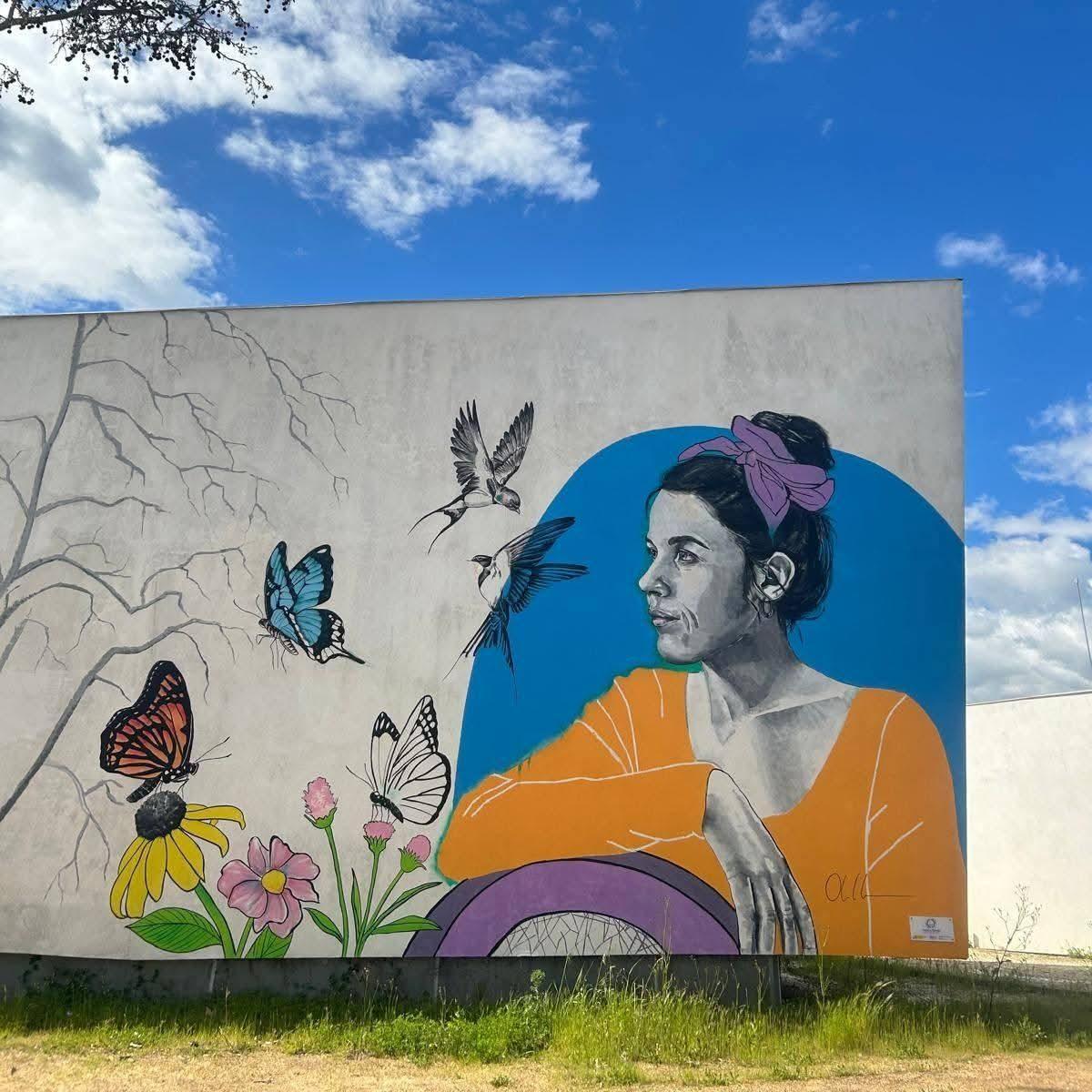 Mural contra la violencia de género.