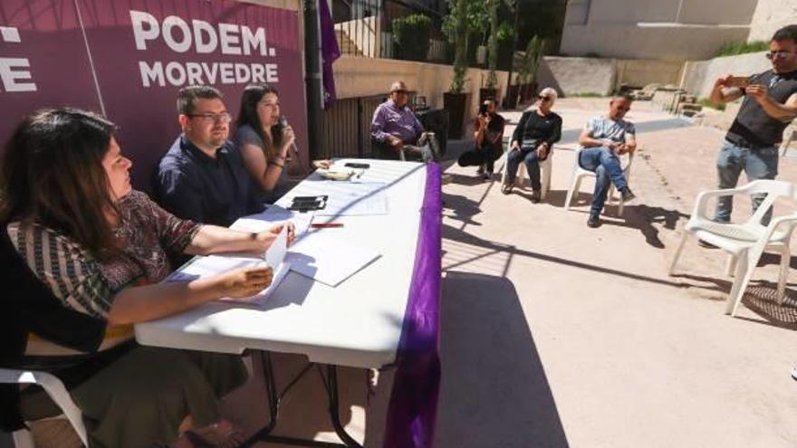 Presentación del programa de Podemos en Sagunt.