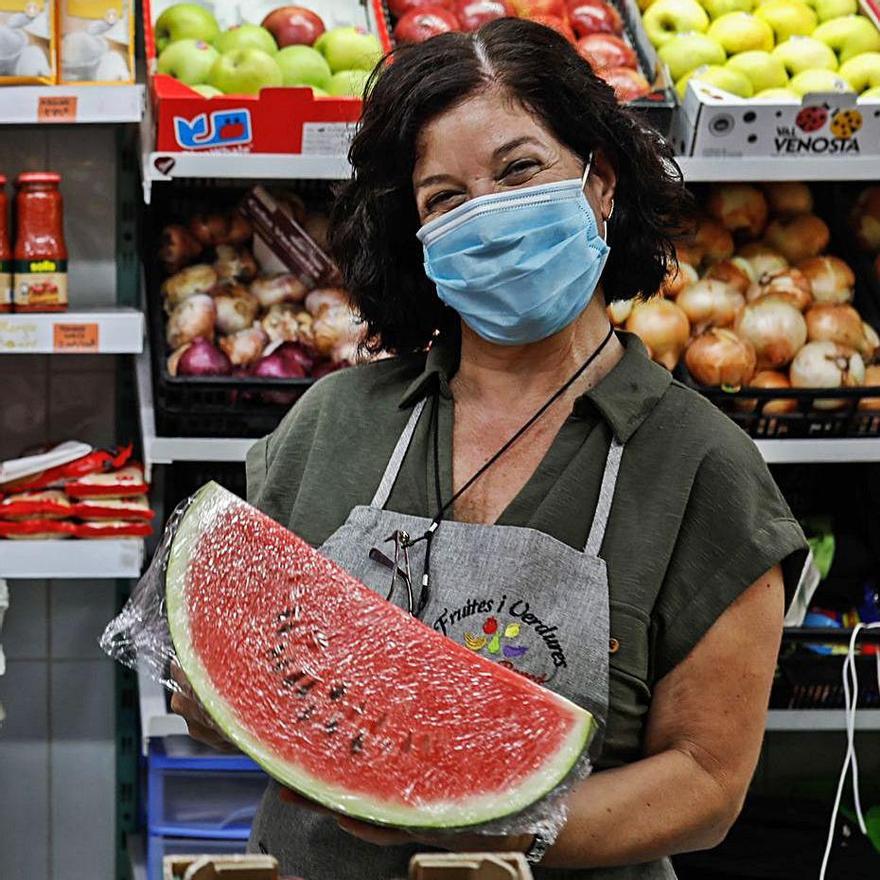 La sandía, fruta del verano en Ibiza.