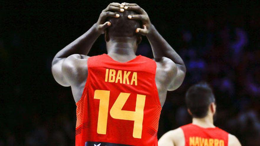 Ibaka, tras la derrota ante Francia.