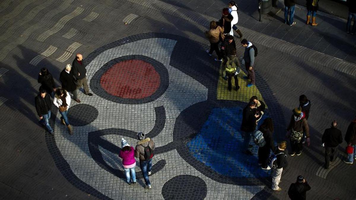 El mosaico de las Ramblas