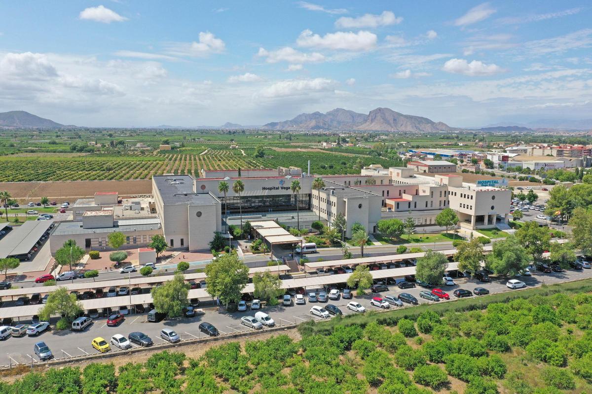 Vista aérea del Hospital Vega Baja, en una imagen de archivo